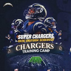 Chargers 2026 Training  camp at the Bolt