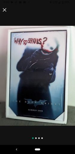 The Dark Knight - 3D Lenticular Plex 4mm Polystyrene thick
24 x 36 inches