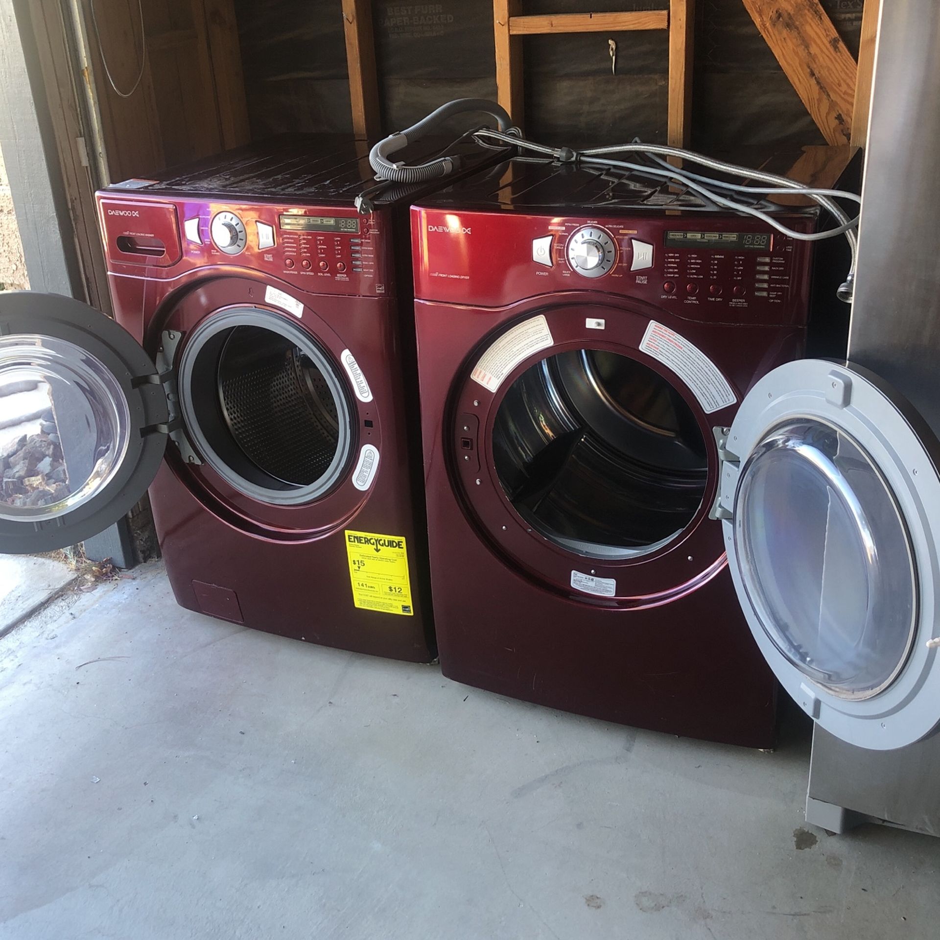 Washer & dryer