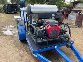 Hot Water Pressure Washer Trailer