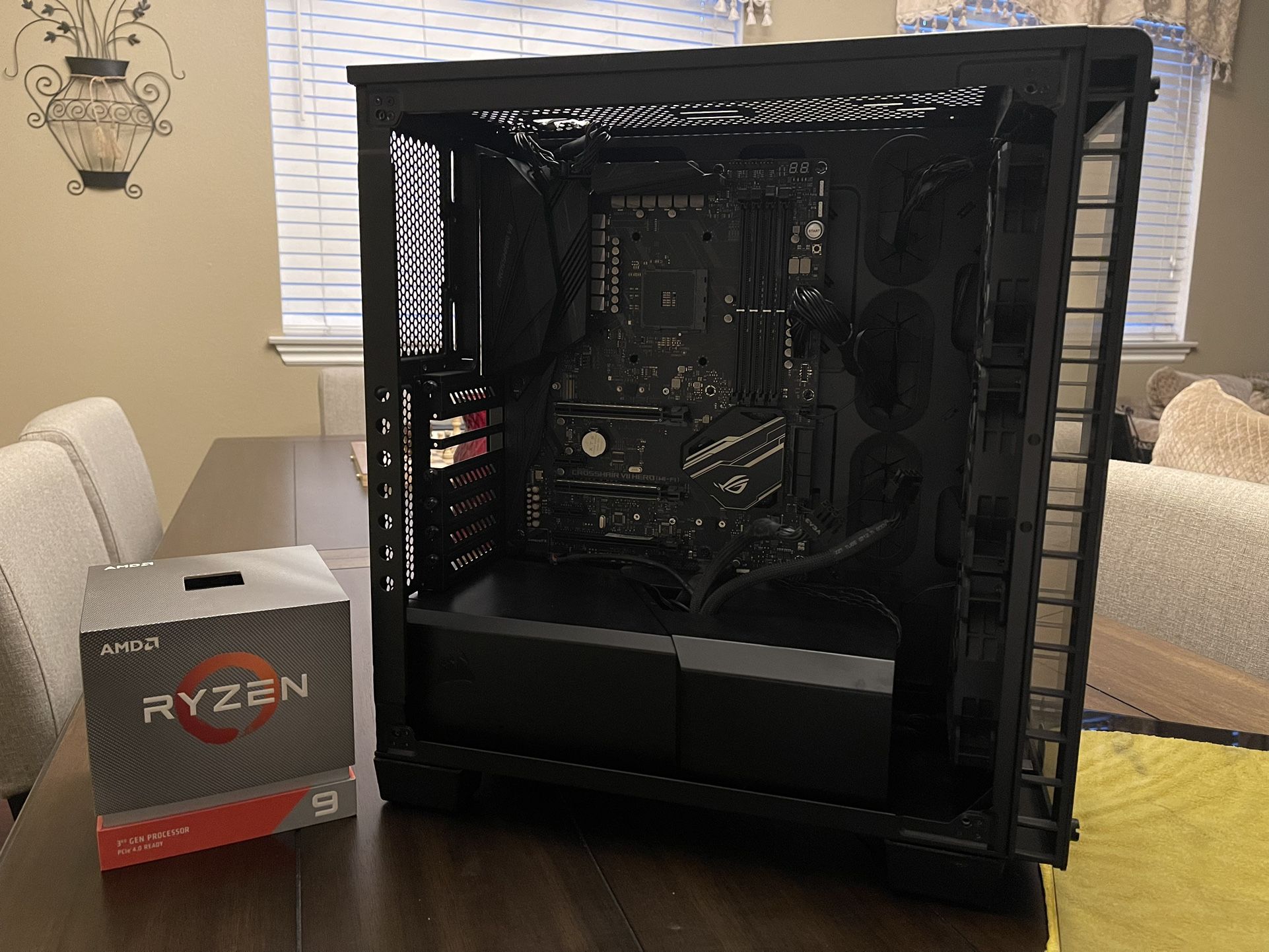 Bare Bones Gaming PC w/ Ryzen 9 Cpu, X470 Motherboard, Evga Supernova