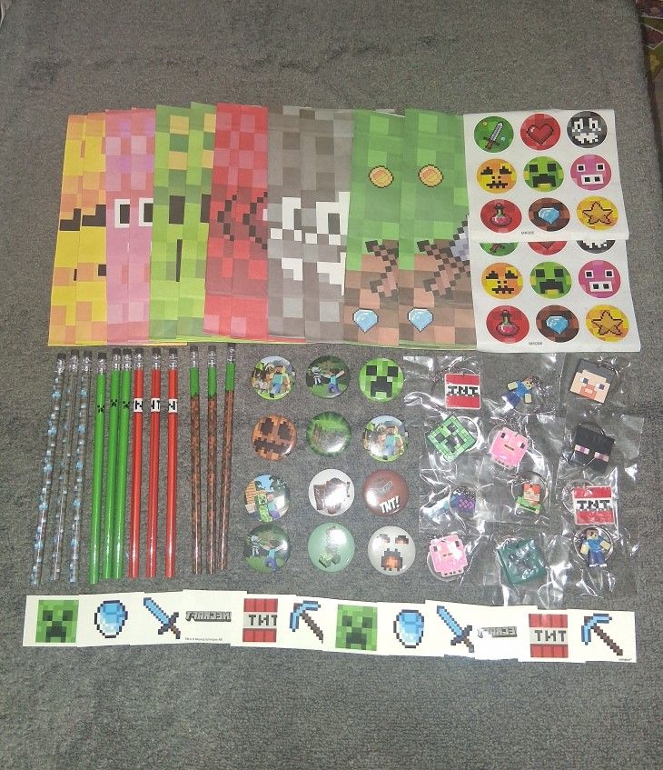 Minecraft Party Favors