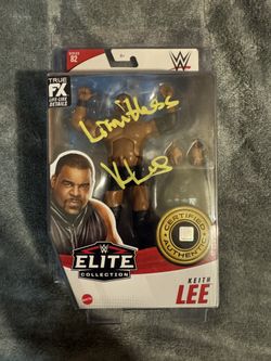 Keith Lee Signed Elite Figure Wwe
