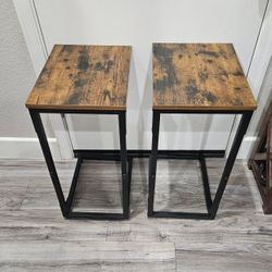 2 Brand New, C Shaped End Tables