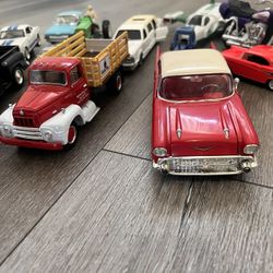 Diecast Assorted Cars 1/24 and 1/32 scale  17 cars total  35 Dollars For All 