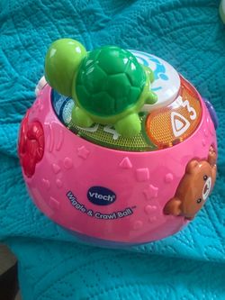 VTech Wiggle & Crawl Ball Pink