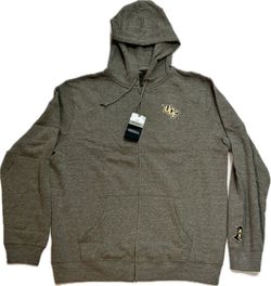 UCF Top of the world X-Large Full Zip Hoodie Gray. New with tag.