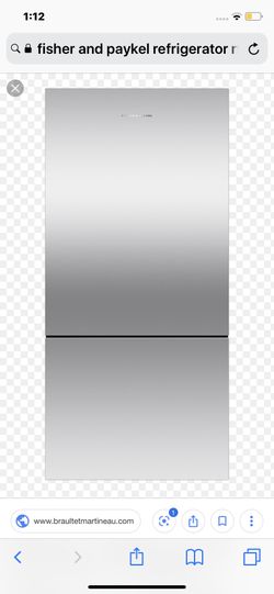 Fisher and Paykel stainless steel fridge