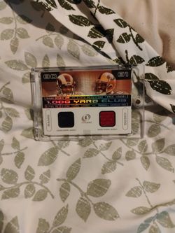 ISSAC BRUCE & TERRELL OWENS  DUAL GAME WORN JERSEY RELIC 1,000 YARD CLUB 