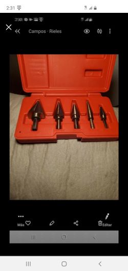 STEP DRILL BIT SET