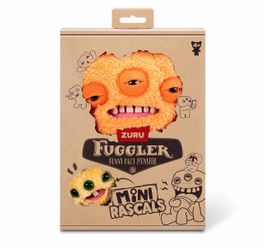 9” Fuggler Mini Rascals  Orange Annoyed Alien 4" Baby Fugg Double 2 Pack Plush
