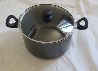 10qt Stock Pot Black
