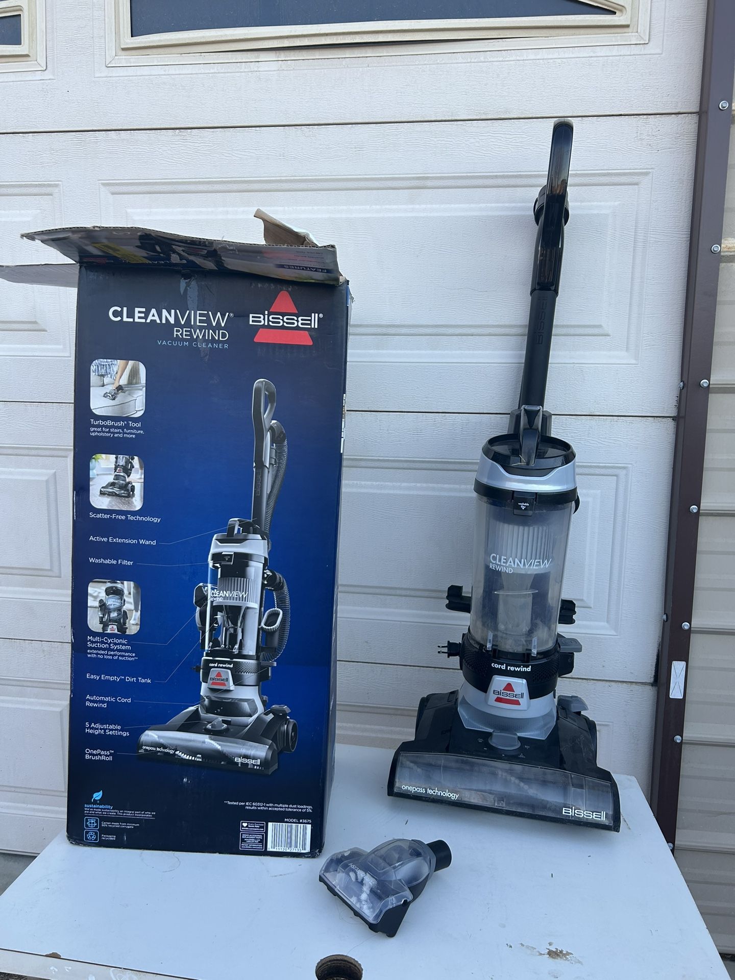 BISSELL Clean View Rewind Pet Upright Vacuum Washable Filter *Used