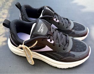 NEW - Reebok Black/Purple Sneakers - Women's Shoe Size 8.5