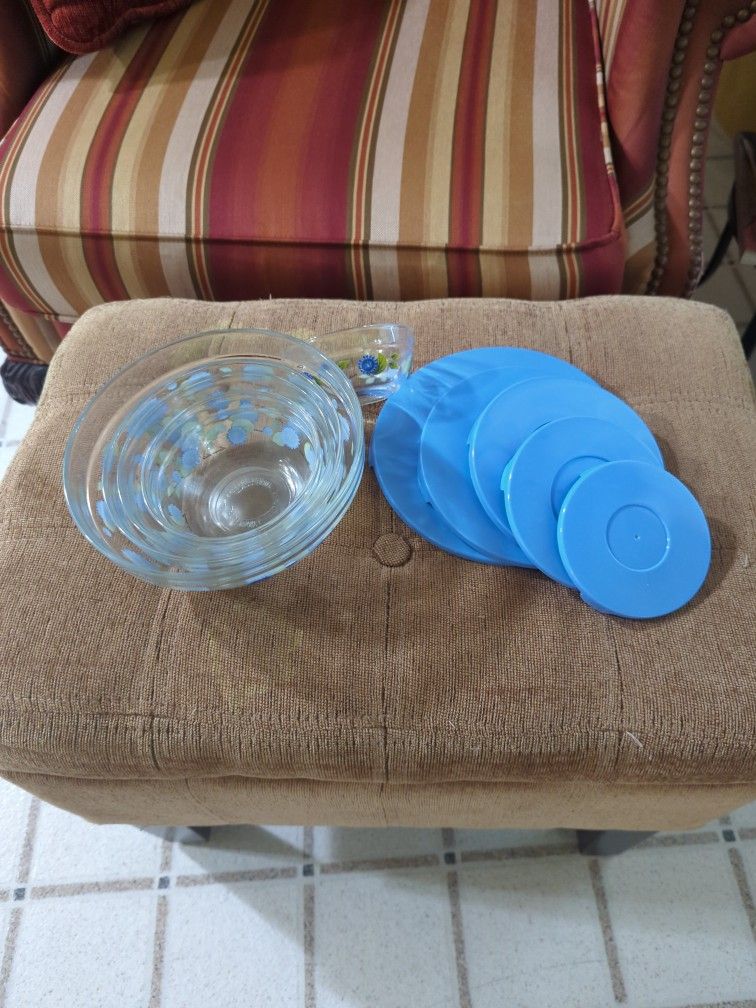 Five Glass Storage Containers