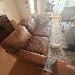 Leather Couch 