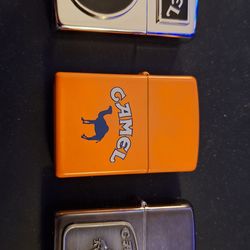 NEW VINTAGE CAMEL ZIPPO LIGHTERS