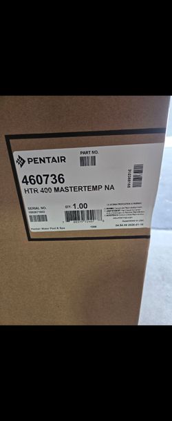 🔥 BRAND NEW Pentair MasterTemp 400K BTU Pool Heater – Model 460736 🔥