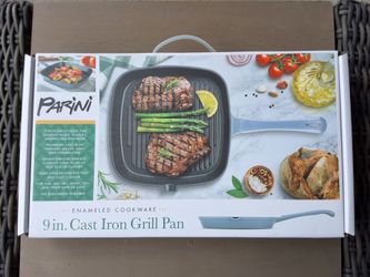 9 inch cast iron grill pan