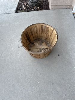 Vintage apple basket