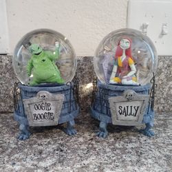 Disney Nightmare Before Christmas SnowGlobe lot