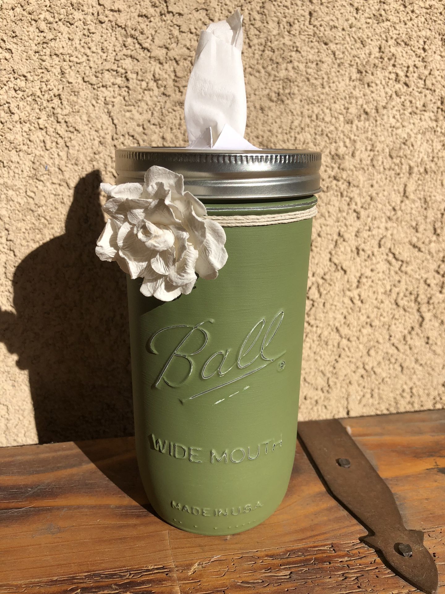 Kleenex Mason Jars