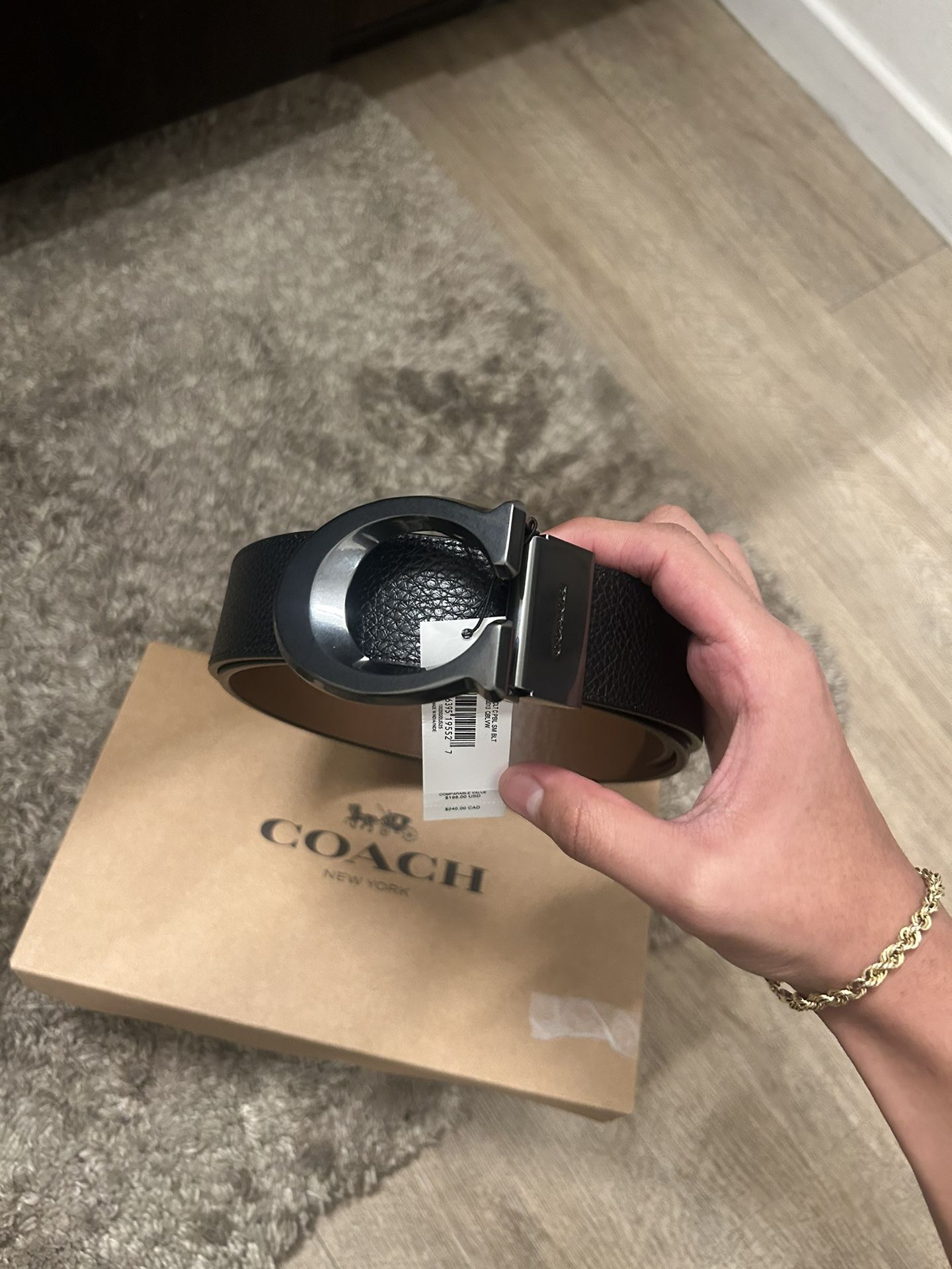 Coach Belt Still Needs Sizing