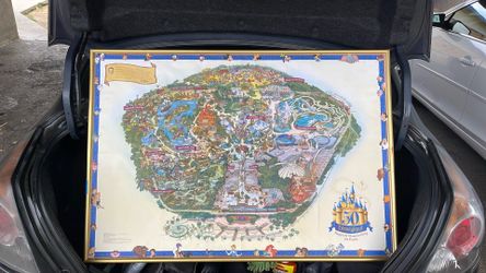 1955 DisnenyLand Map