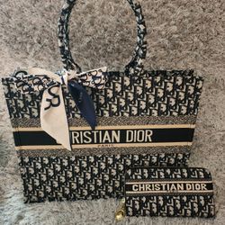 Woman Bag CD Black With Wallet