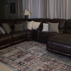 Leather Section Couch Need Gone Asap