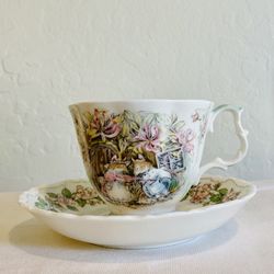 Royal Doulton Brambly Hedge Summer Tea Cup/ Saucer & Plate Jill Barklem 1983