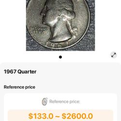 1967 Quarter For Collectors