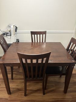 Wood Dining Set 