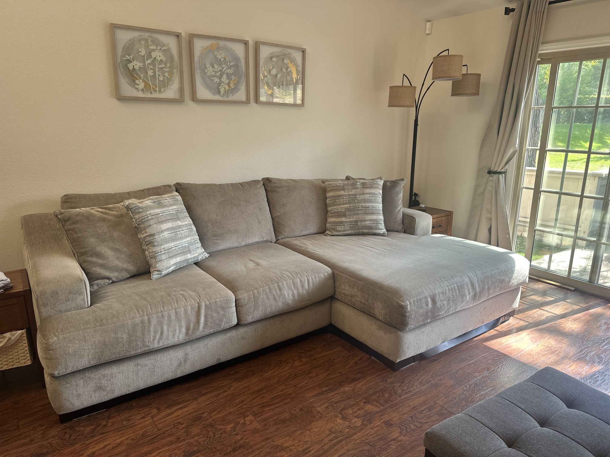 Living Spaces Sectional Couch