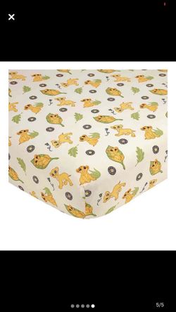 Lion King crib bedding/sheet included,bumper,wall decor,mobile retails for $249