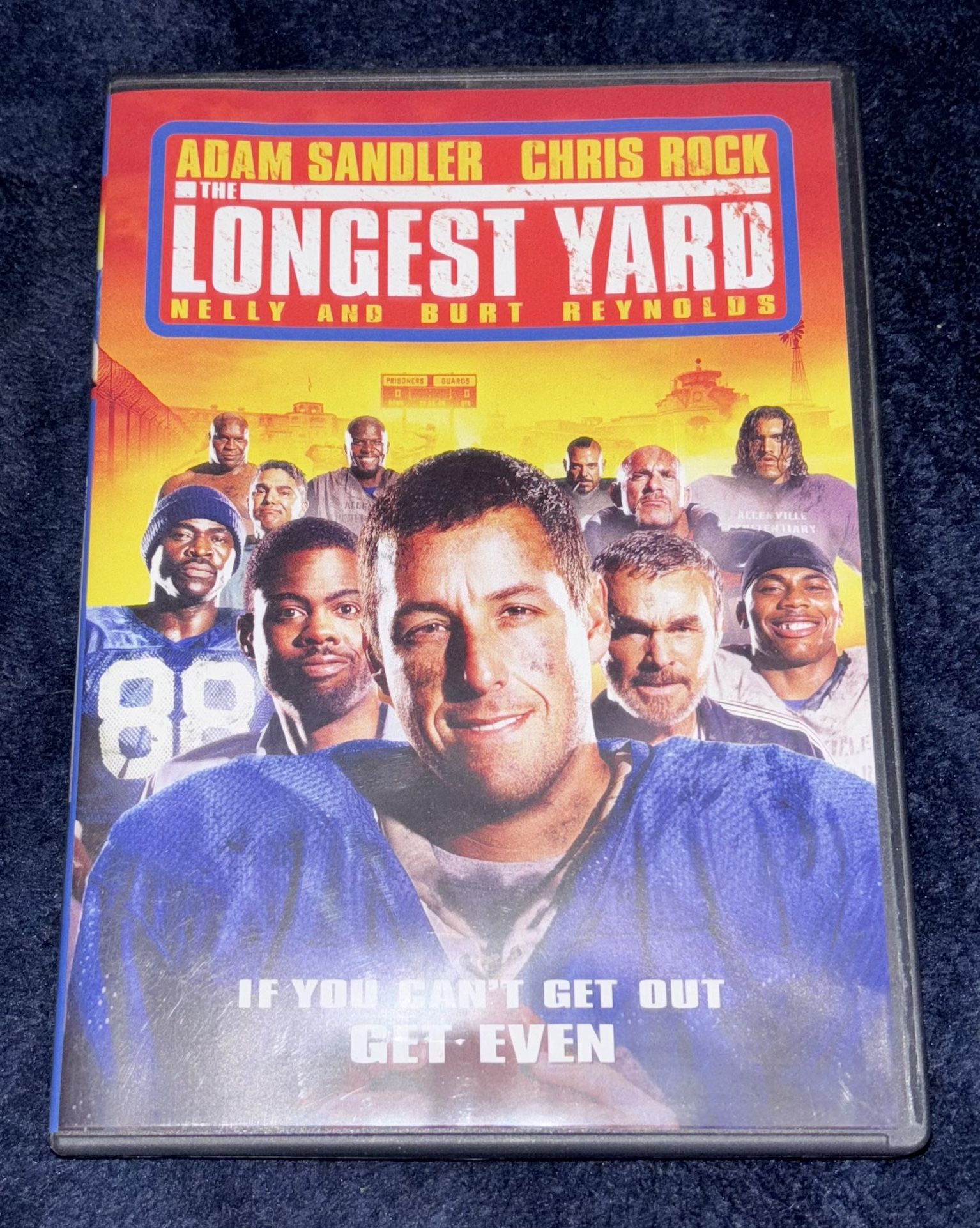 The Longest Yard Movie On DVD (Adam Sandler Comedy)