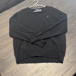 Ralph Lauren Polo V Neck Knit Sweater 