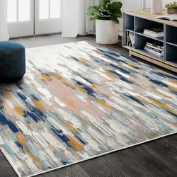 Contemporary Abstract Rug, Turkish