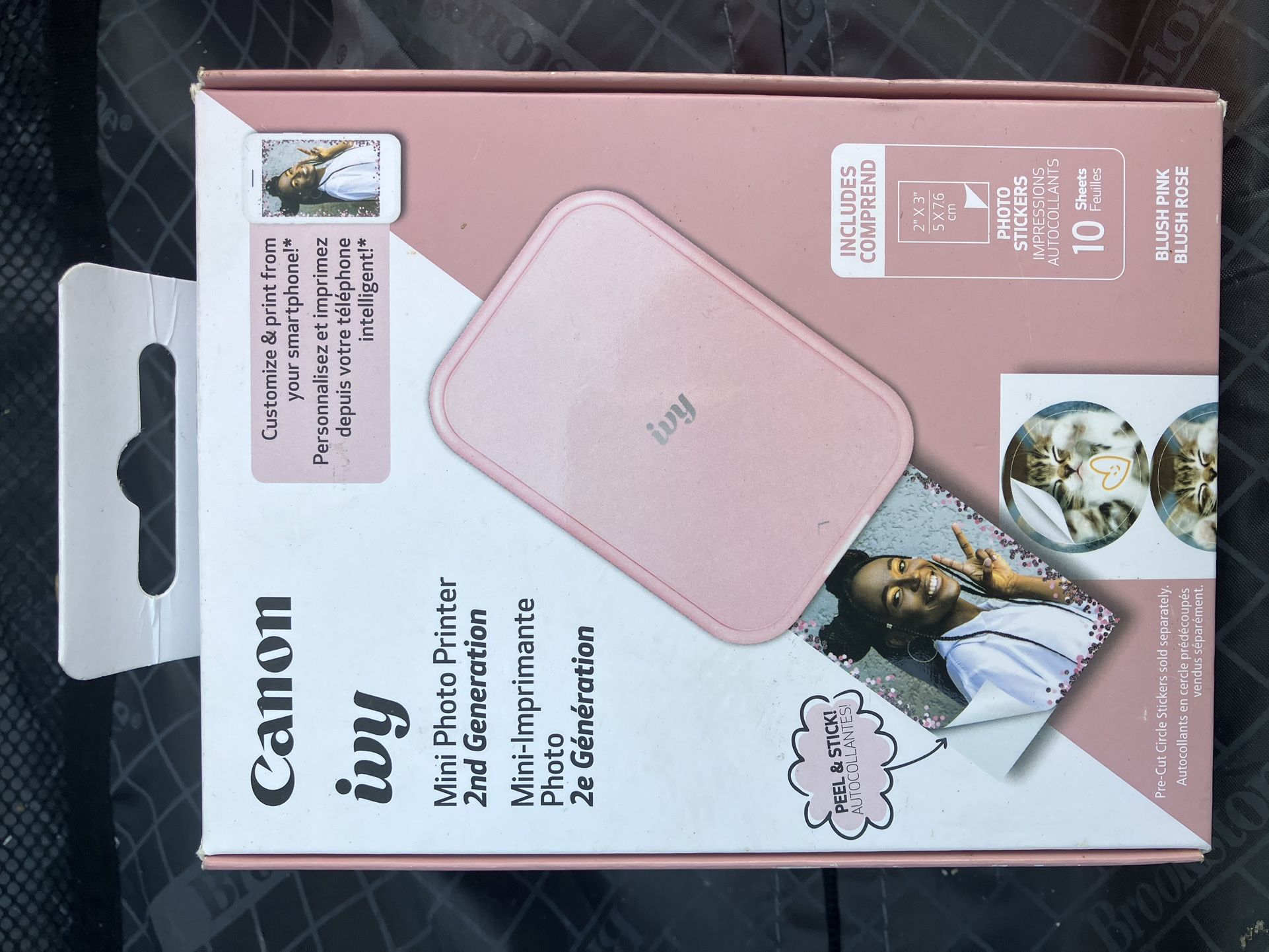 Canon - Ivy 2 Mini Photo Printer - Blush Pink