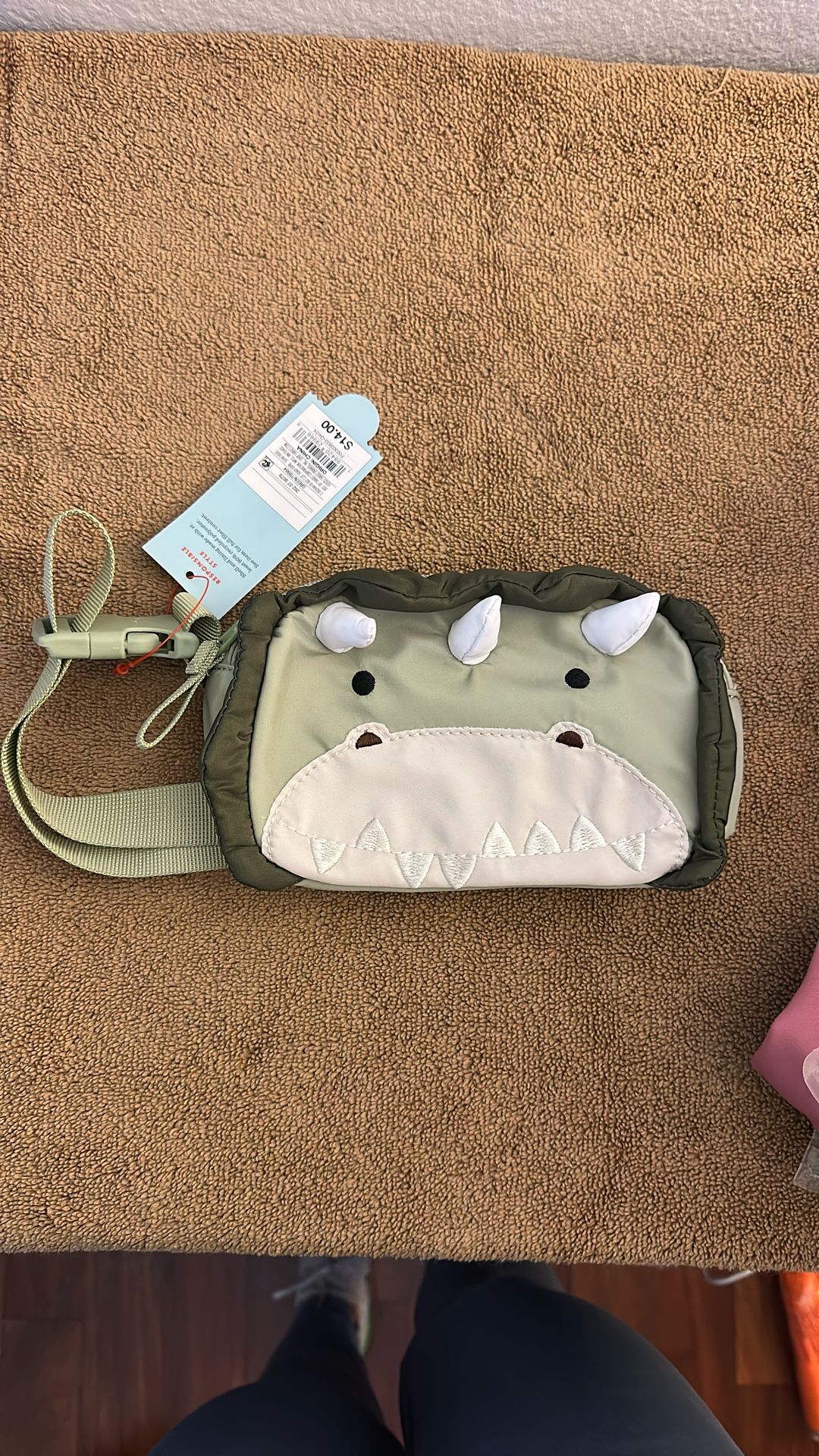 Dinosaur belt, Crossbody bag
