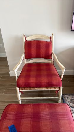 Chair & ottoman