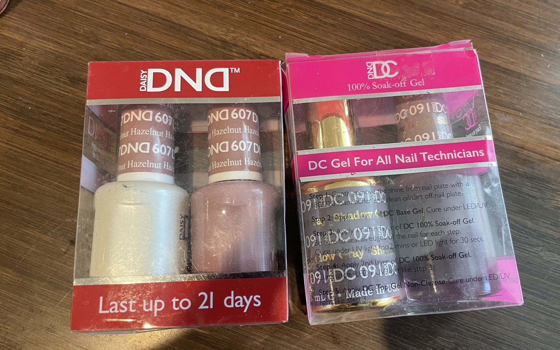Dnd and Dc nail polish