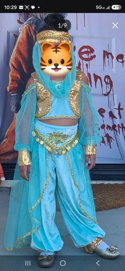 Jazmin Costume Girls Size Small 5-6