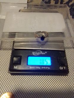 Silver ring with blue sapphire