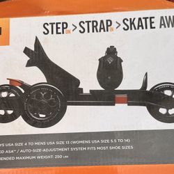 CARDIFF Skate Co. Model S1 Adjustable Skates Mens Sizes 4-13 Womans Sizes 5.5-14