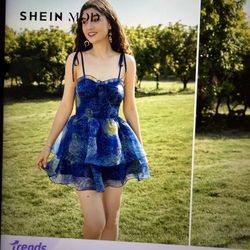 Van Gogh Oil Painting Mini Dress 