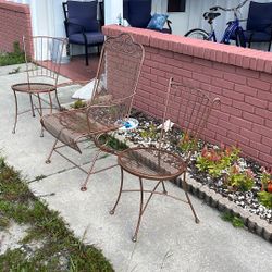 Copper Metal Chairs 