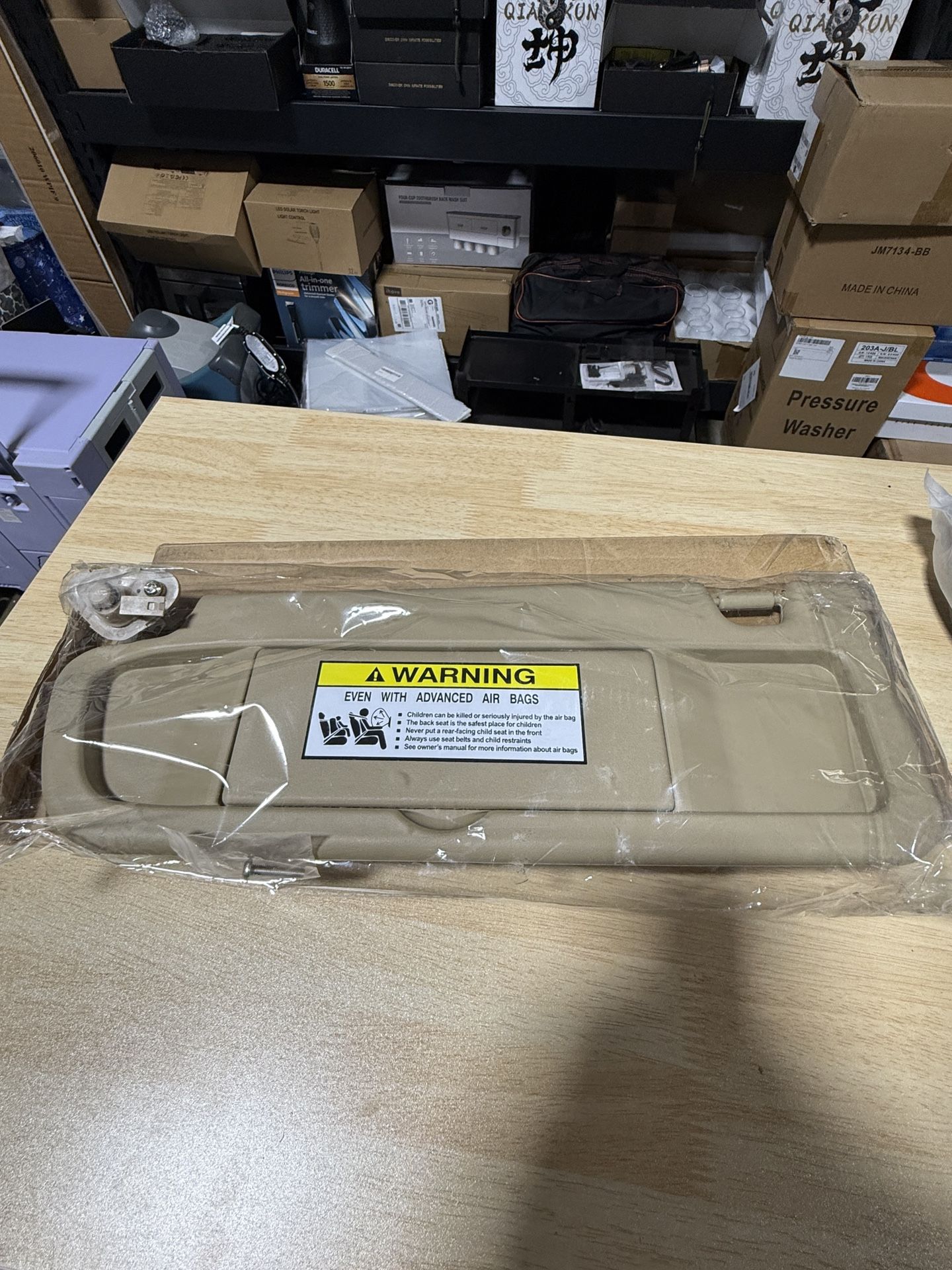 Left Driver Side Sun Visor Beige For 2006-2011 Honda Civic