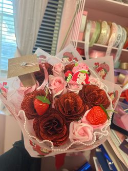 Strawberry shortcake bouquet