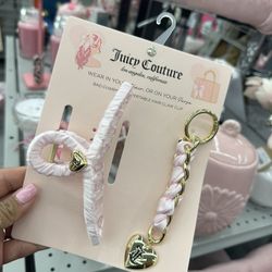 Juicy couture Hair Clip & Bag Charm